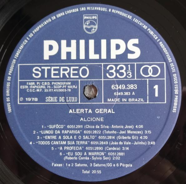 Alcione - Alerta Geral | Philips (6349 383) - 2