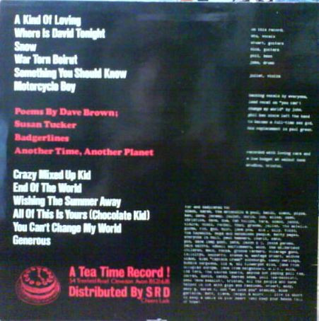 Mousefolk - Heads Full Of Hope | Tea Time Records (Teal 01) - 2