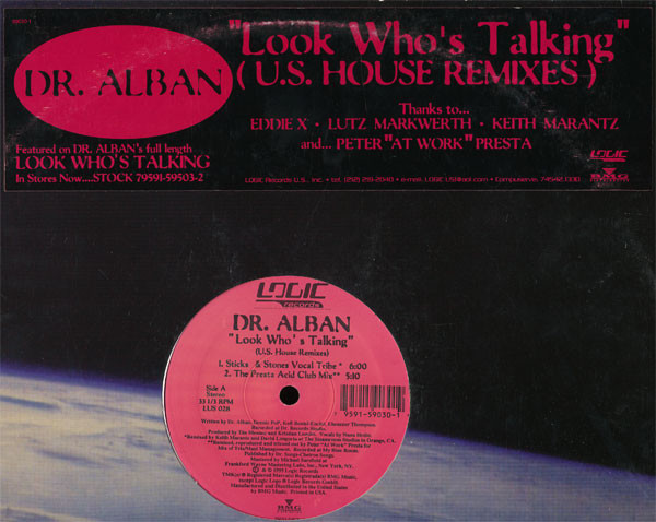 Dr. Alban - Look Who's Talking (The U.S. House Remixes) | Logic Records (LUS 028) - 3 Dr. Alban - Look Who's Talking (The U.S. House Remixes) | Logic Records (LUS 028) - 3