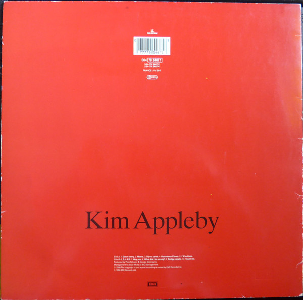Kim Appleby - Kim Appleby | Parlophone (064-79 5467 1) - 2