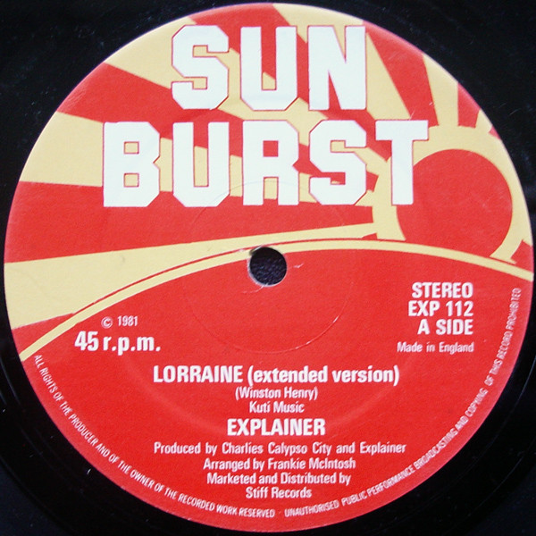 Explainer - Lorraine (Extended Version) | Sun Burst (EXP 112) - main