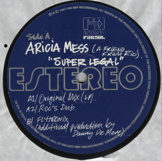 Aricia Mess - Super Legal | Far Out Recordings (FARO 018)