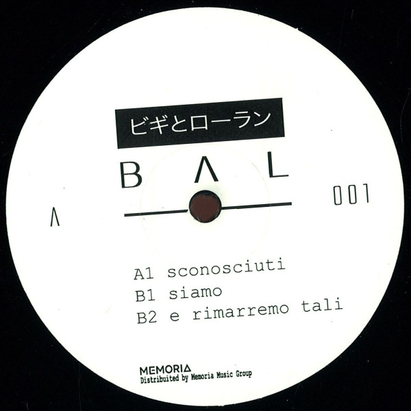 Unknown Artist - Sconosciuti Siamo E Rimarremo Tali | Bal (BAL001) - main