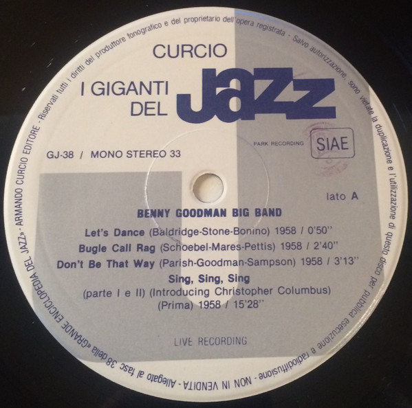 Benny Goodman - Masters Of Jazz | I Giganti Del Jazz (HMJ 1) - 4 Benny Goodman - Masters Of Jazz | I Giganti Del Jazz (HMJ 1) - 4