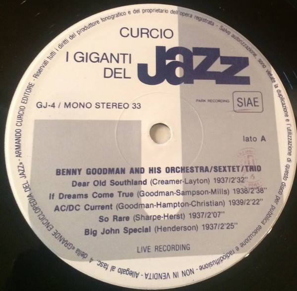 Benny Goodman - Masters Of Jazz | I Giganti Del Jazz (HMJ 1) - 2 Benny Goodman - Masters Of Jazz | I Giganti Del Jazz (HMJ 1) - 2