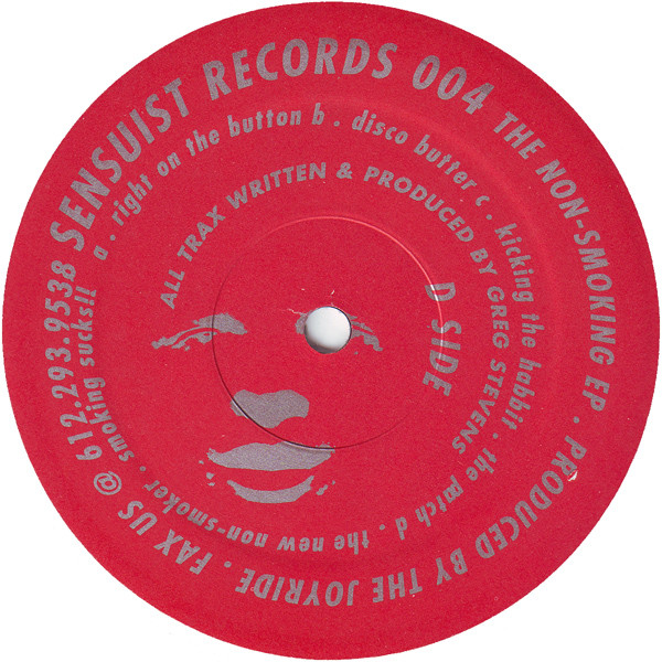 The Joyride - The Non-Smoking EP | Sensuist Records (SEN 004) - main The Joyride - The Non-Smoking EP | Sensuist Records (SEN 004) - main