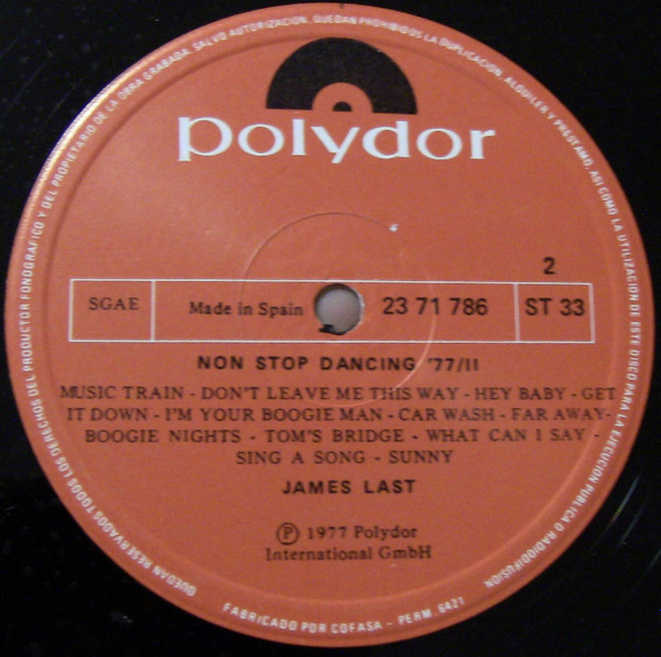James Last - Non Stop Dancing 1977/2 | Polydor (2371 786) - 4
