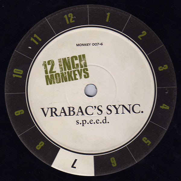 Vrabac's Sync - S.p.e.e.d. | 12 Inch Monkeys (MONKEY 007-6) - 2