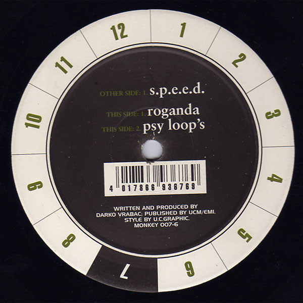 Vrabac's Sync - S.p.e.e.d. | 12 Inch Monkeys (MONKEY 007-6) - main