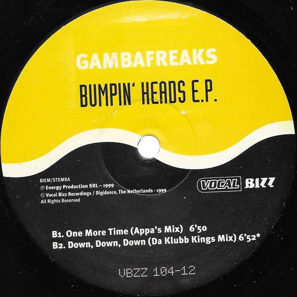 Gambafreaks - Bumpin' Heads E.P. | Vocal Bizz Recordings (VBZZ 104-12) - 4