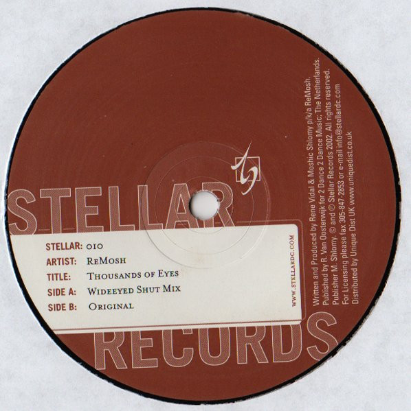 ReMosh - Thousands Of Eyes | Stellar (STELLAR 010)