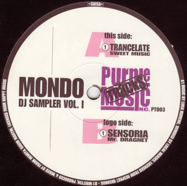 Trancelate / Sensoria - Mondo DJ Sampler Vol. I | Purple Tracks (PT 003) - main Trancelate / Sensoria - Mondo DJ Sampler Vol. I | Purple Tracks (PT 003) - main