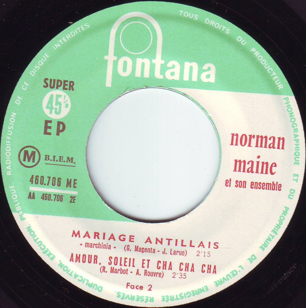 Norman Maine Et Son Orchestre - (Allo Brigitte...) BABylone 21-29 | Fontana (460.706 ME) - 4