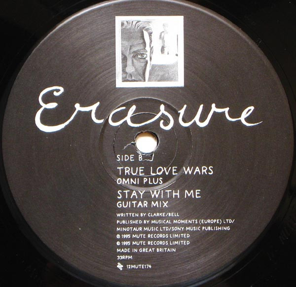 Erasure - Stay With Me | Mute (12MUTE174) - 4