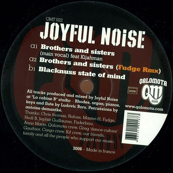 Joyful Noise - Brothers & Sisters | Qalomota Records (QMT 022)