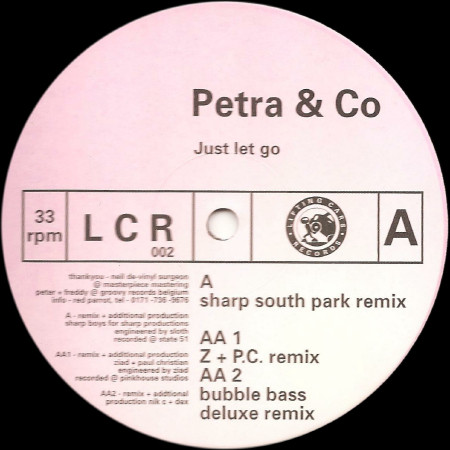 Petra & Co - Just Let Go | Lifting Cars Records (LCR 002) - 2