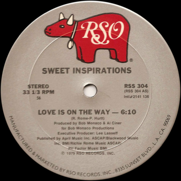 The Sweet Inspirations - Love Is On The Way | RSO (RSS 304)