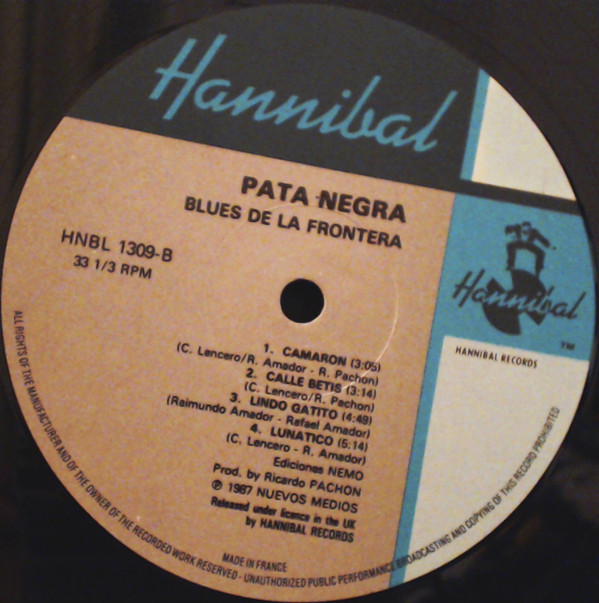 Pata Negra - Blues De La Frontera | Hannibal Records (HNBL 1309) - 2