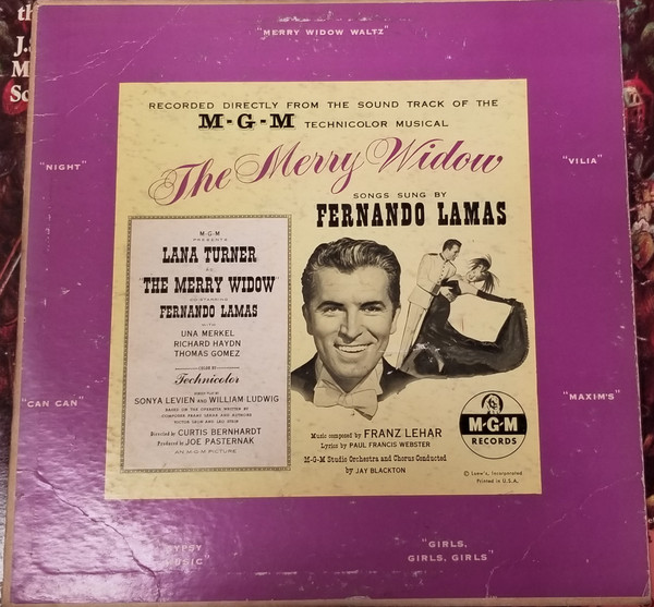Fernando Lamas - Franz Lehár - MGM Studio Orchestra And MGM Studio Chorus Conducted By Jay Blackton - The Merry Widow | MGM Records (E157) Fernando Lamas - Franz Lehár - MGM Studio Orchestra And MGM Studio Chorus Conducted By Jay Blackton - The Merry Widow | MGM Records (E157)