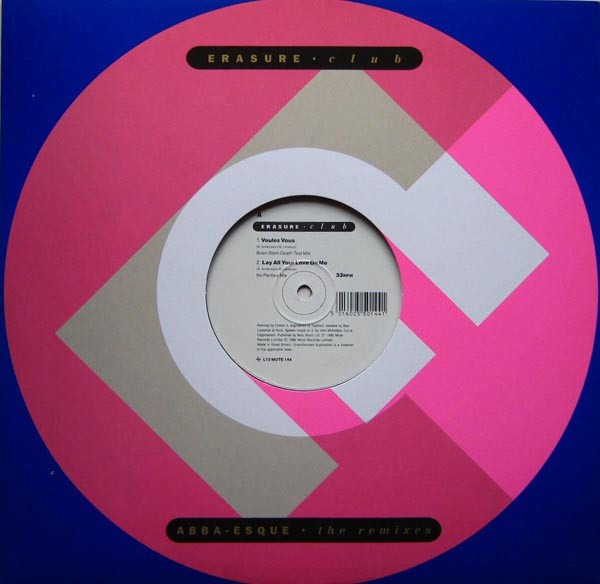 Erasure - Abba-Esque (The Remixes) | Mute (L12 MUTE 144) - main