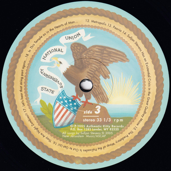 Sufjan Stevens - Illinois | Asthmatic Kitty Records (AKR 014) - 12 Sufjan Stevens - Illinois | Asthmatic Kitty Records (AKR 014) - 12