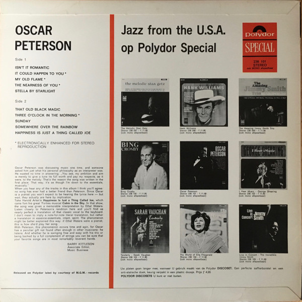 Oscar Peterson - Oscar Peterson | Polydor (236 101) - 2