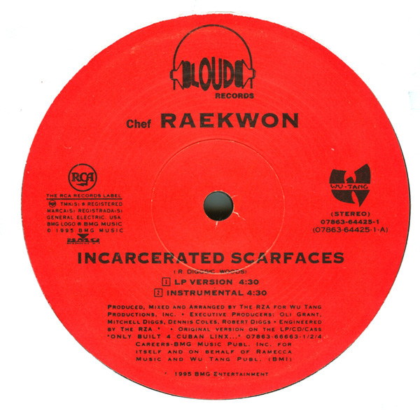 Raekwon - Ice Cream / Incarcerated Scarfaces | Loud Records (07863-64425-1) - 3