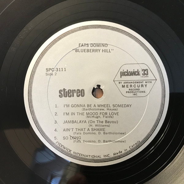 Fats Domino - When My Dreamboat Comes Home / Blueberry Hill (2LP) [Vinyl] | Pickwick/33 Records (PTP-2031) - 4