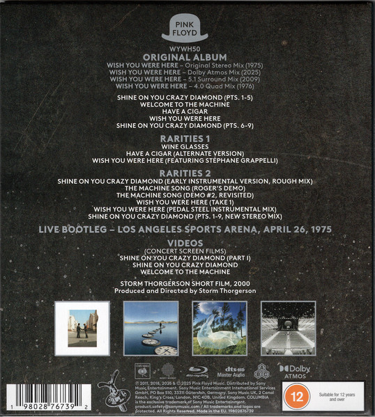Pink Floyd - Wish You Were Here -50- BLU RAY | Columbia (19802876739) - 2