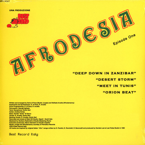 Afrodesia - Episode One | Best Record Italy (BST-X067) - 2