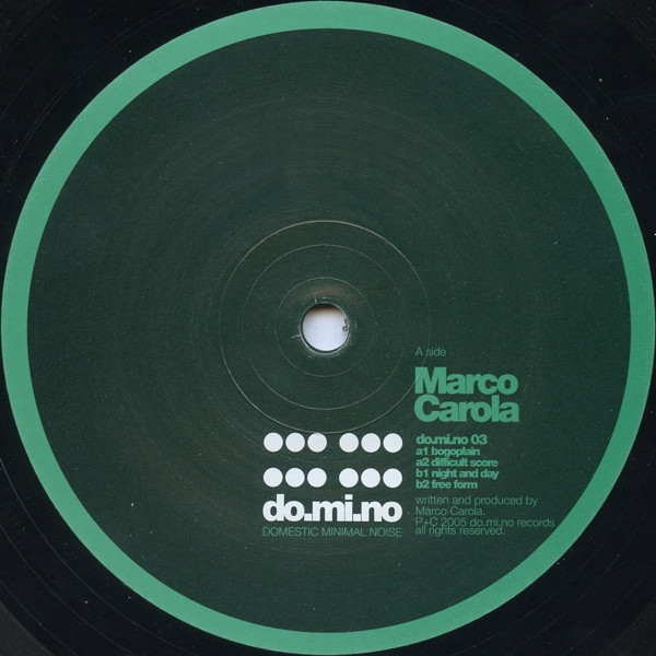 Marco Carola - do.mi.no 03 | Domestic Minimal Noise (do.mi.no 03) - 3 Marco Carola - do.mi.no 03 | Domestic Minimal Noise (do.mi.no 03) - 3