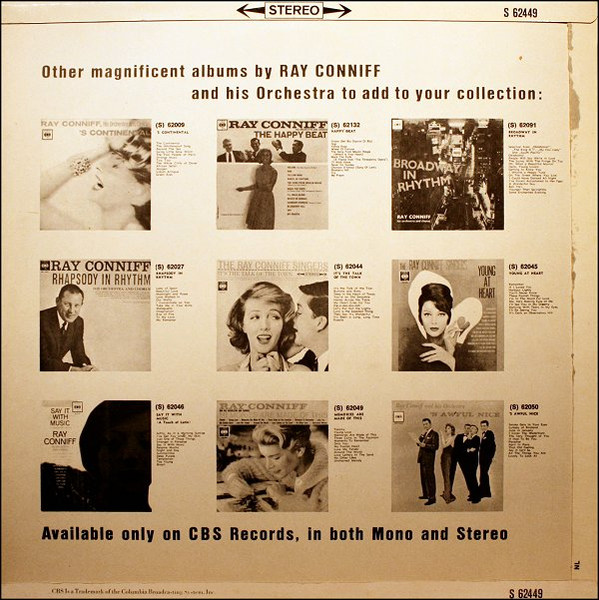 Ray Conniff And The Singers - Invisible Tears | CBS (S 62449) - 2 Ray Conniff And The Singers - Invisible Tears | CBS (S 62449) - 2