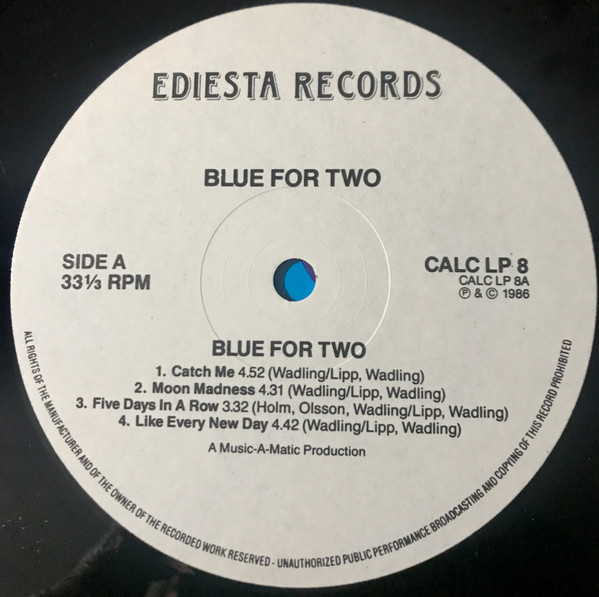 Blue For Two - Blue For Two | Ediesta Records (CALC LP 8) - 3
