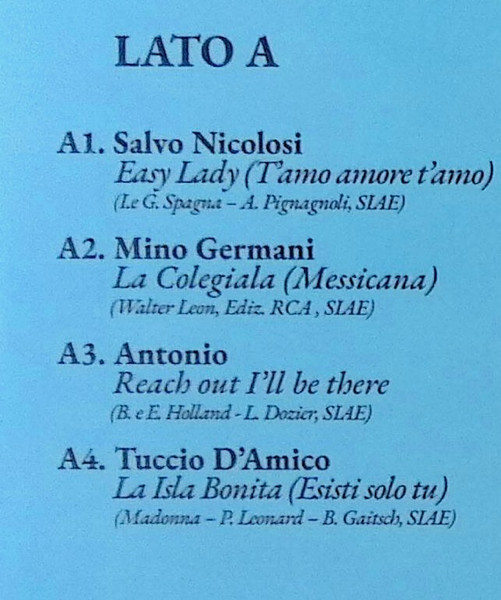 Various - Ladri D'Amore | Sea Musica (GF 01) - 3