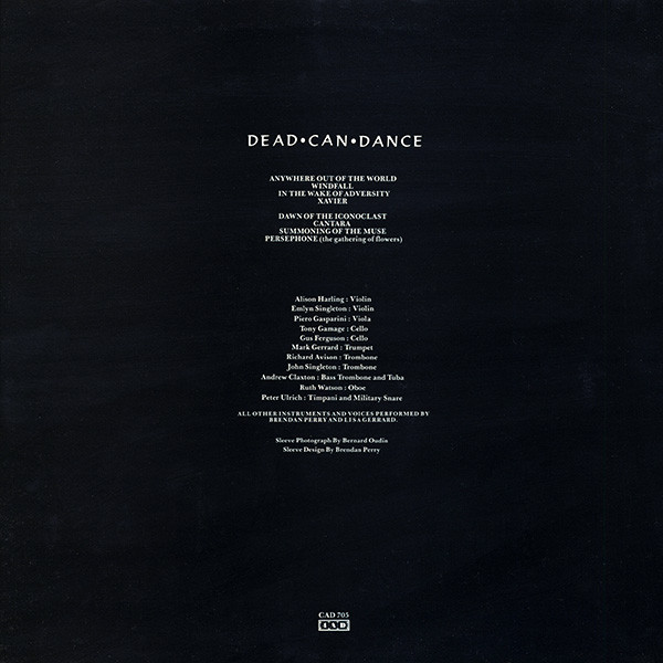 Dead Can Dance - Within The Realm Of A Dying Sun | 4AD (CAD 705) - 2
