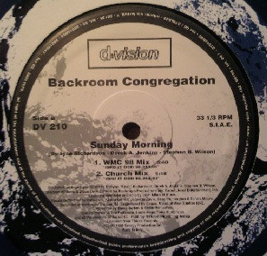 Backroom Congregation - Sunday Morning | D:vision Records (DV 210) - 2
