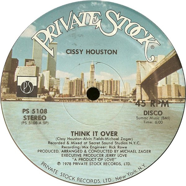 Cissy Houston - Think It Over | Private Stock (PS 5108)