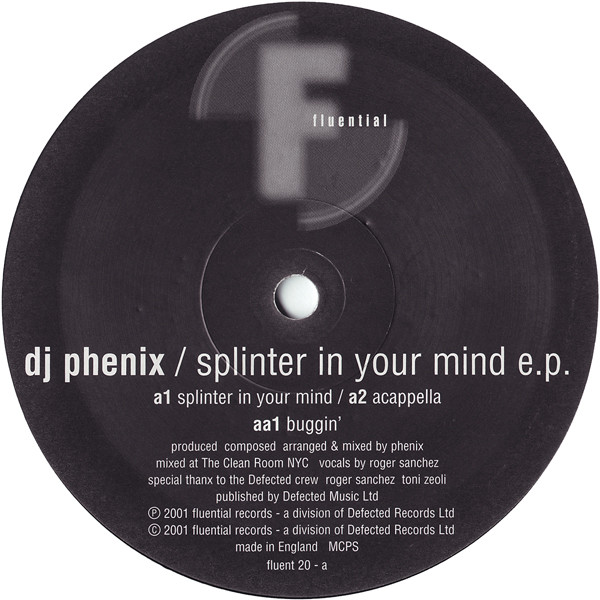 DJ Phenix - Splinter In Your Mind E.P. | Fluential (fluent 20) - 2