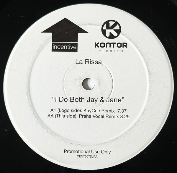 La Rissa - I Do Both Jay & Jane (Includes KayCee & Praha Remixes) | Incentive (CENT30TDJ) - 4