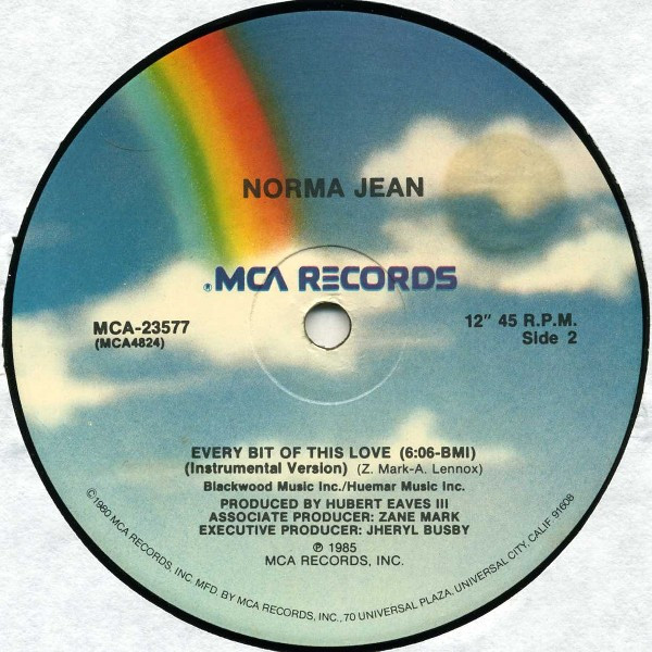 Norma Jean Wright - Every Bit Of This Love | MCA Records (MCA-23577) - 4