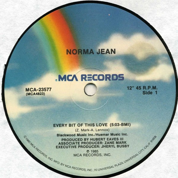 Norma Jean Wright - Every Bit Of This Love | MCA Records (MCA-23577) - 3