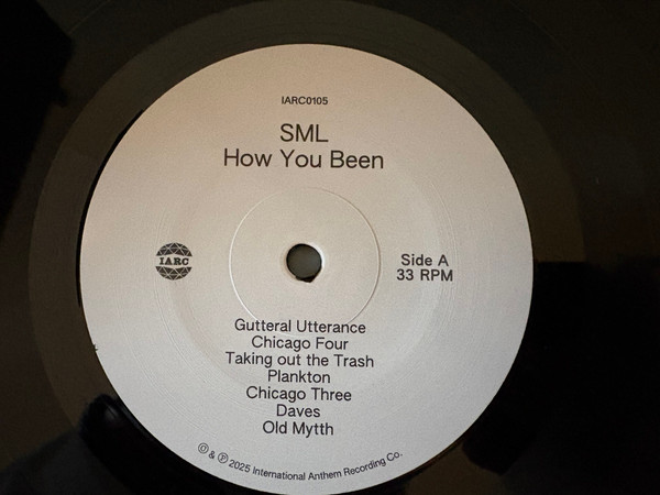 SML - How You Been | International Anthem Recording Company (IARC0105) - 3