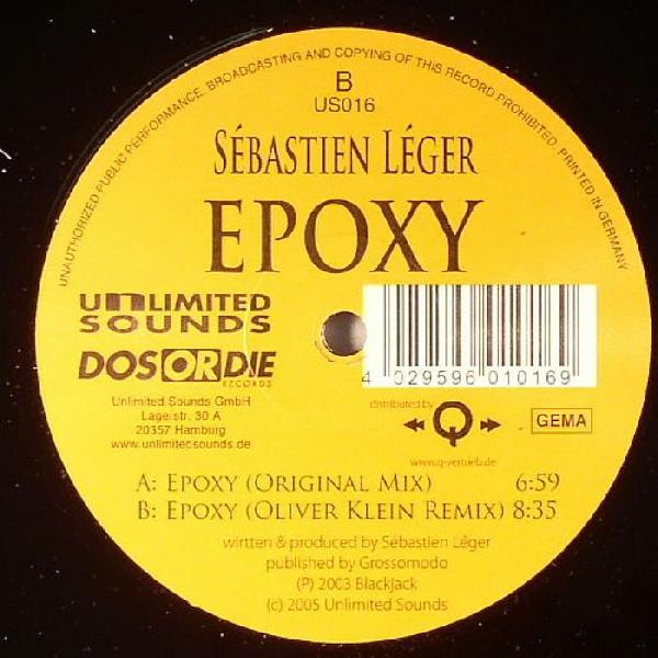 Sébastien Léger - Epoxy | Unlimited Sounds (US 016) - 2 Sébastien Léger - Epoxy | Unlimited Sounds (US 016) - 2