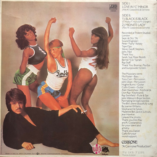 Cerrone - Love In C Minor | Atlantic (F 50334) - 2