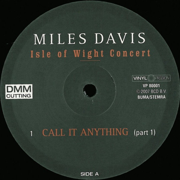 Miles Davis - Isle Of Wight Concert | Vinyl Passion (VP 80001) - 2