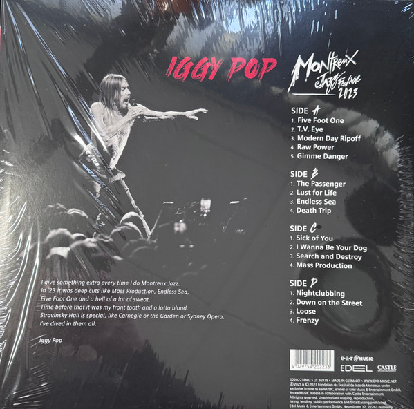 Iggy Pop - Montreux Jazz Festival 2023 | Ear Music (0220223EMU) - 2 Iggy Pop - Montreux Jazz Festival 2023 | Ear Music (0220223EMU) - 2