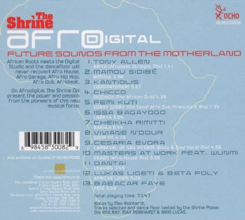Various - The Shrine Presents Afrodigital (Future Sounds From The Motherland) | Ocho (OCHOCD008) - 2 Various - The Shrine Presents Afrodigital (Future Sounds From The Motherland) | Ocho (OCHOCD008) - 2