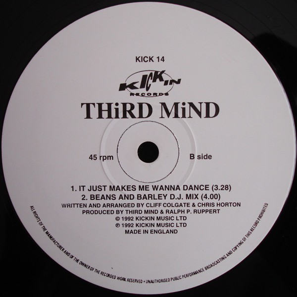 Third Mind - Beans And Barley | Kickin Records (KICK 14) - 4 Third Mind - Beans And Barley | Kickin Records (KICK 14) - 4