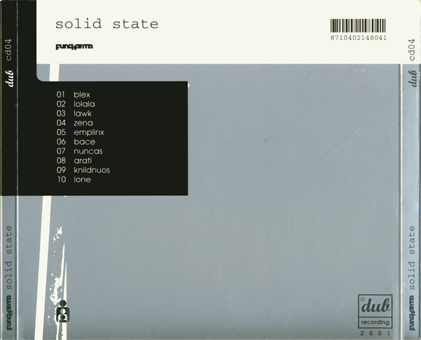 Funckarma - Solid State | Dub Recordings (dubcd 004) - 4 Funckarma - Solid State | Dub Recordings (dubcd 004) - 4