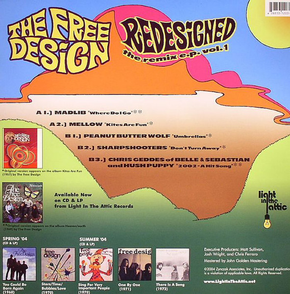 The Free Design - Redesigned The Remix E.P. Vol.1 | Light In The Attic (LITA12-003) - 2